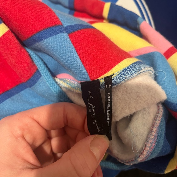 Colourful Cropped Hoodie - Picture 3 of 3